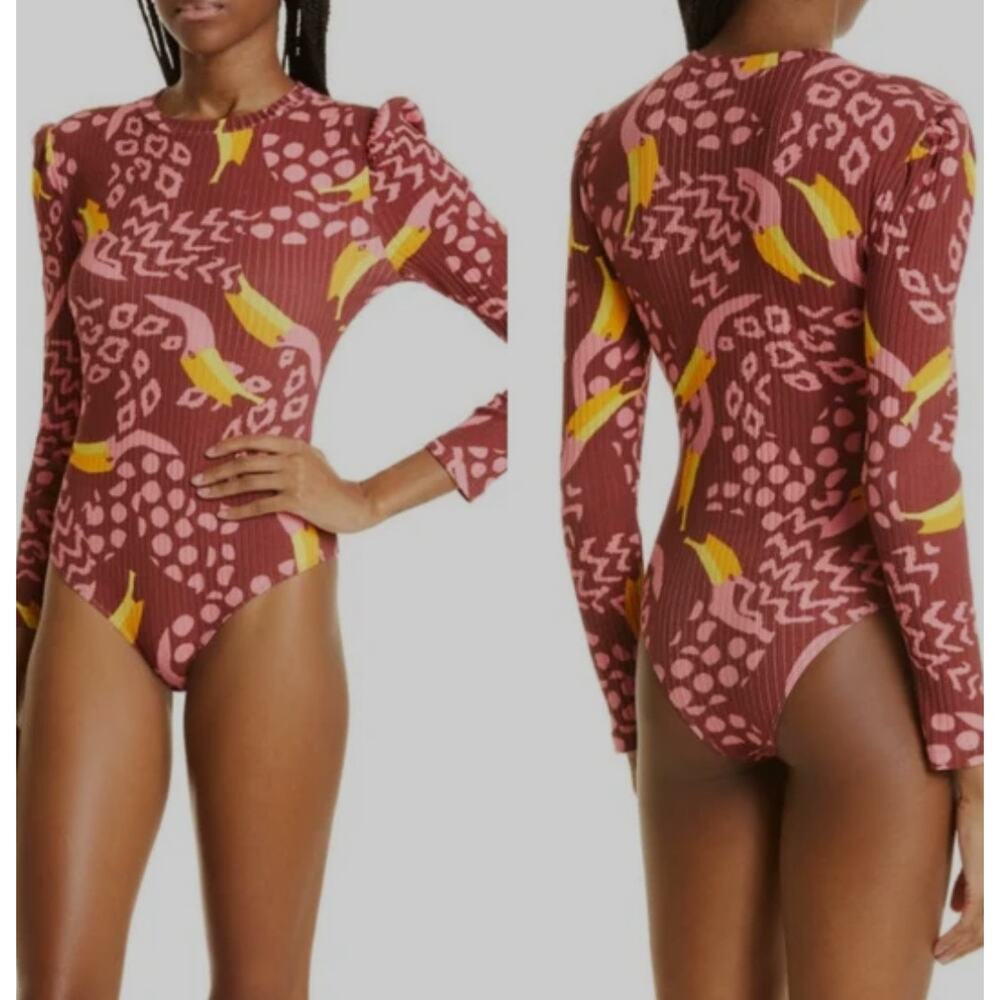 FARM Rio Multicolor Patterned Bodysuit - Picture 3 of 7